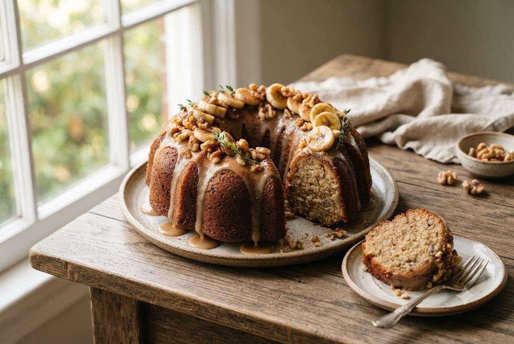 Brown Butter Banana Bundt
