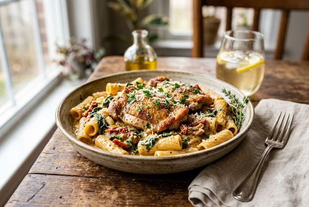 Creamy Tuscan Chicken Pasta
