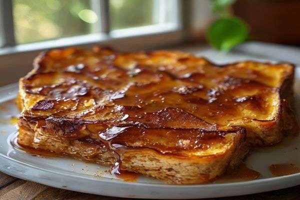 French toast bake with brown sugar topping