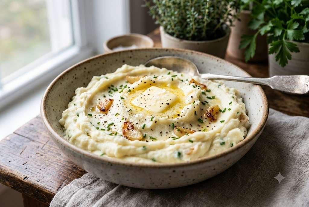 Roasted Garlic Mashed Potatoes