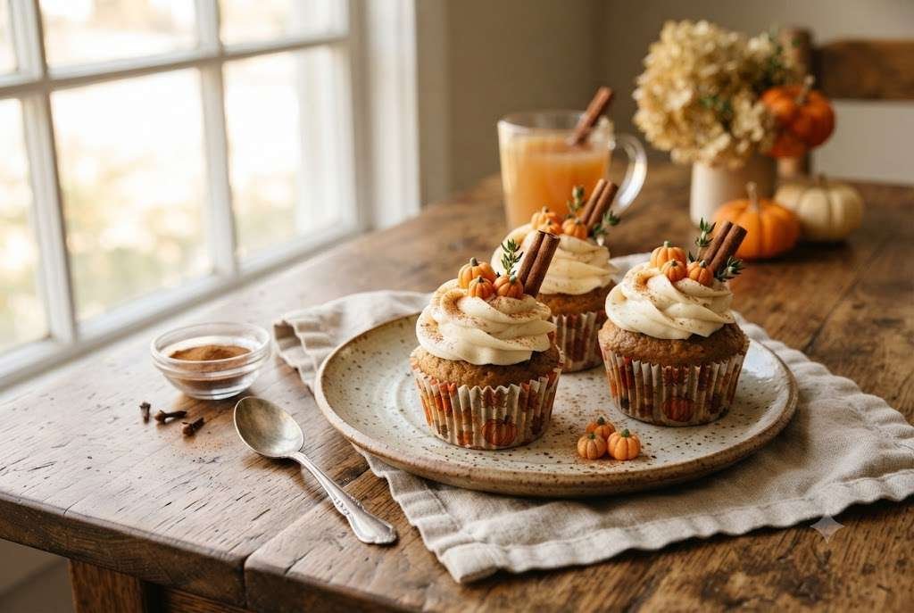 Pumpkin Spice Cupcakes